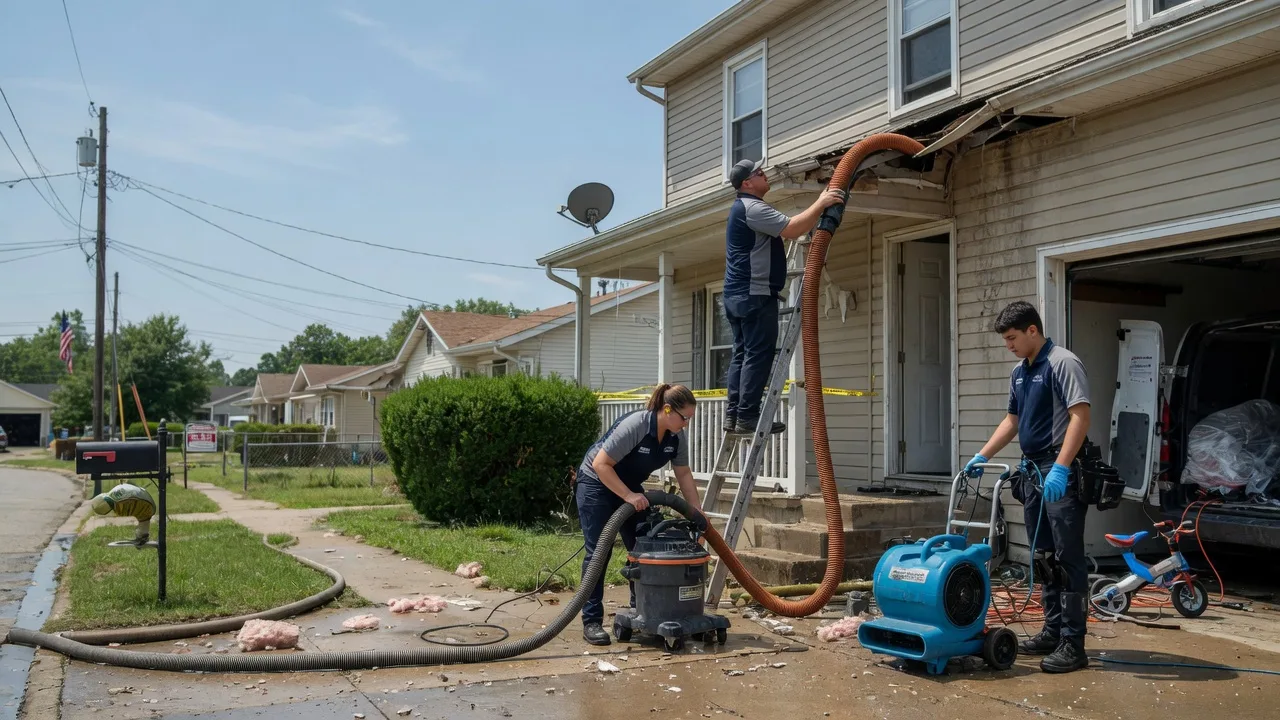 Water Damage Restoration in Pontiac, IL near me